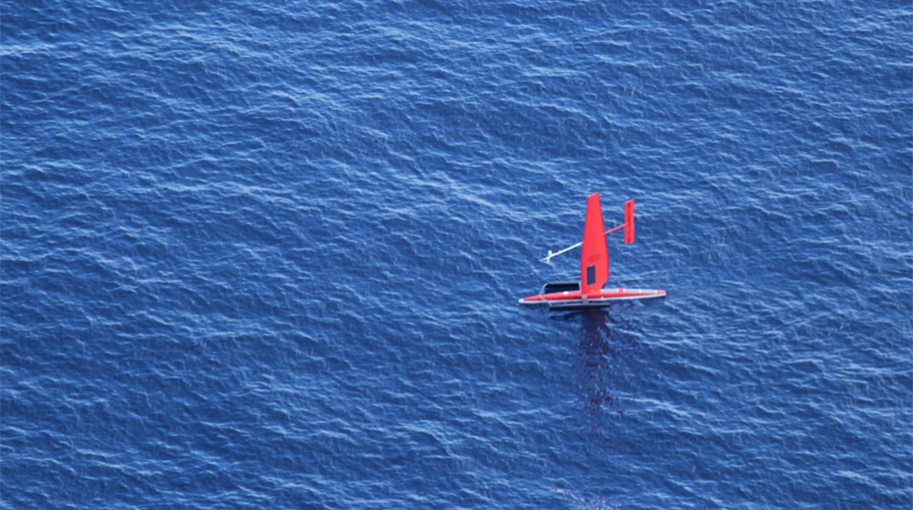 ECOGIG researchers observe and detect oil slicks in the Gulf of Mexico using SailDrone